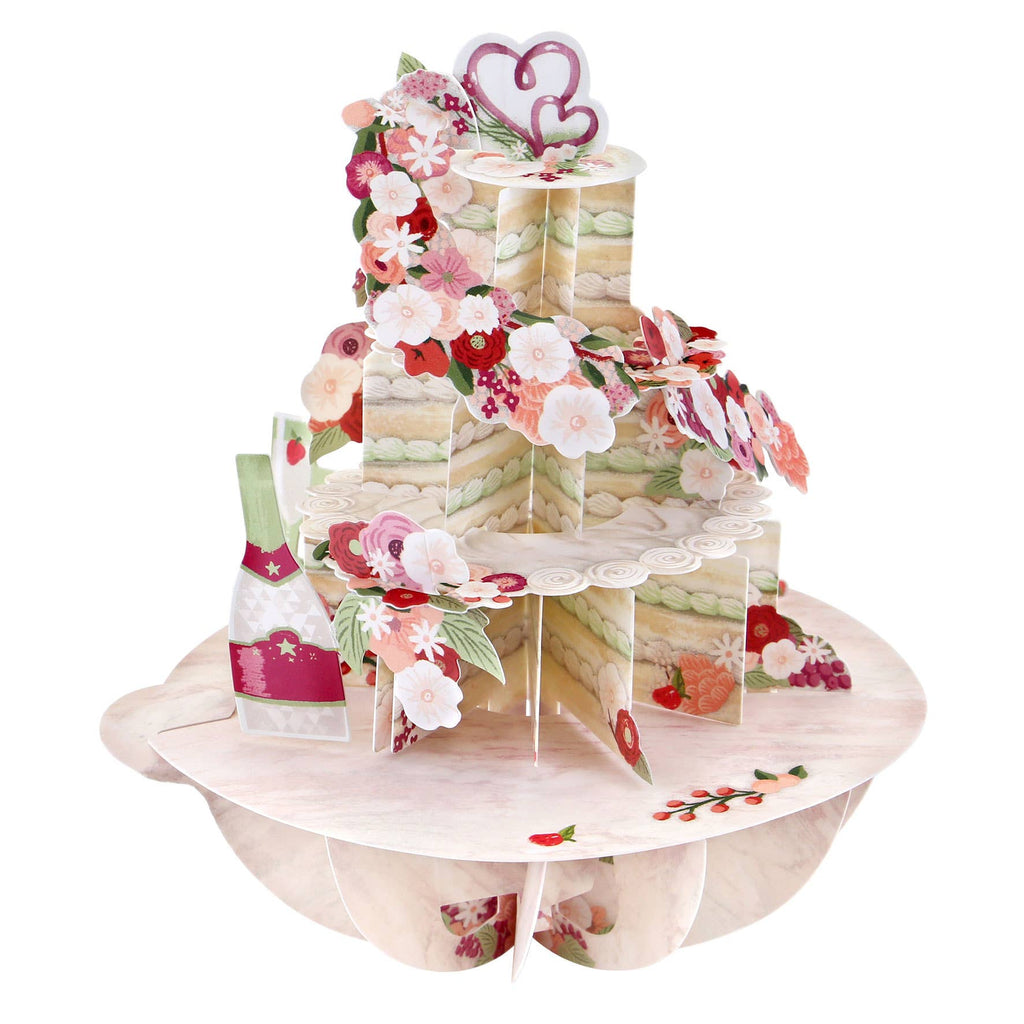 Santoro London - Pirouette Cards - Cut The Cake (Wedding)