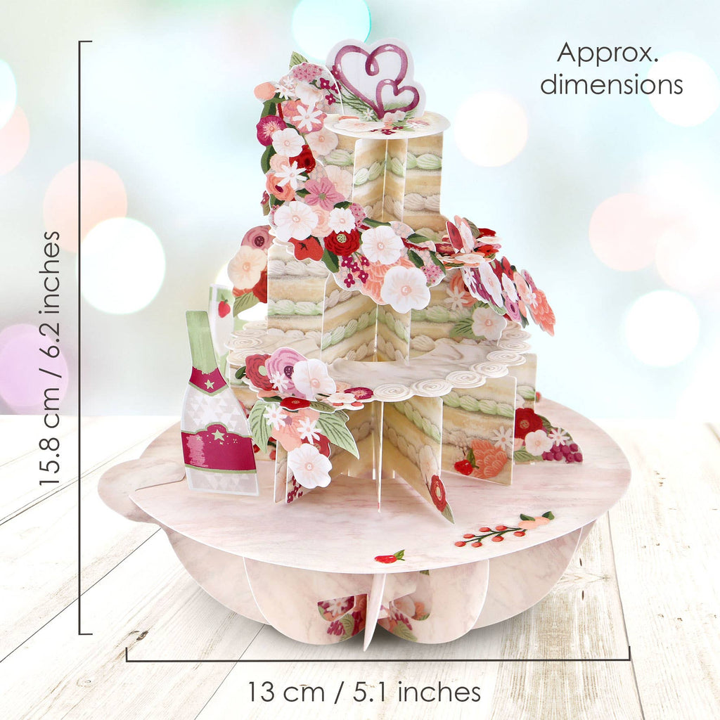 Santoro London - Pirouette Cards - Cut The Cake (Wedding)