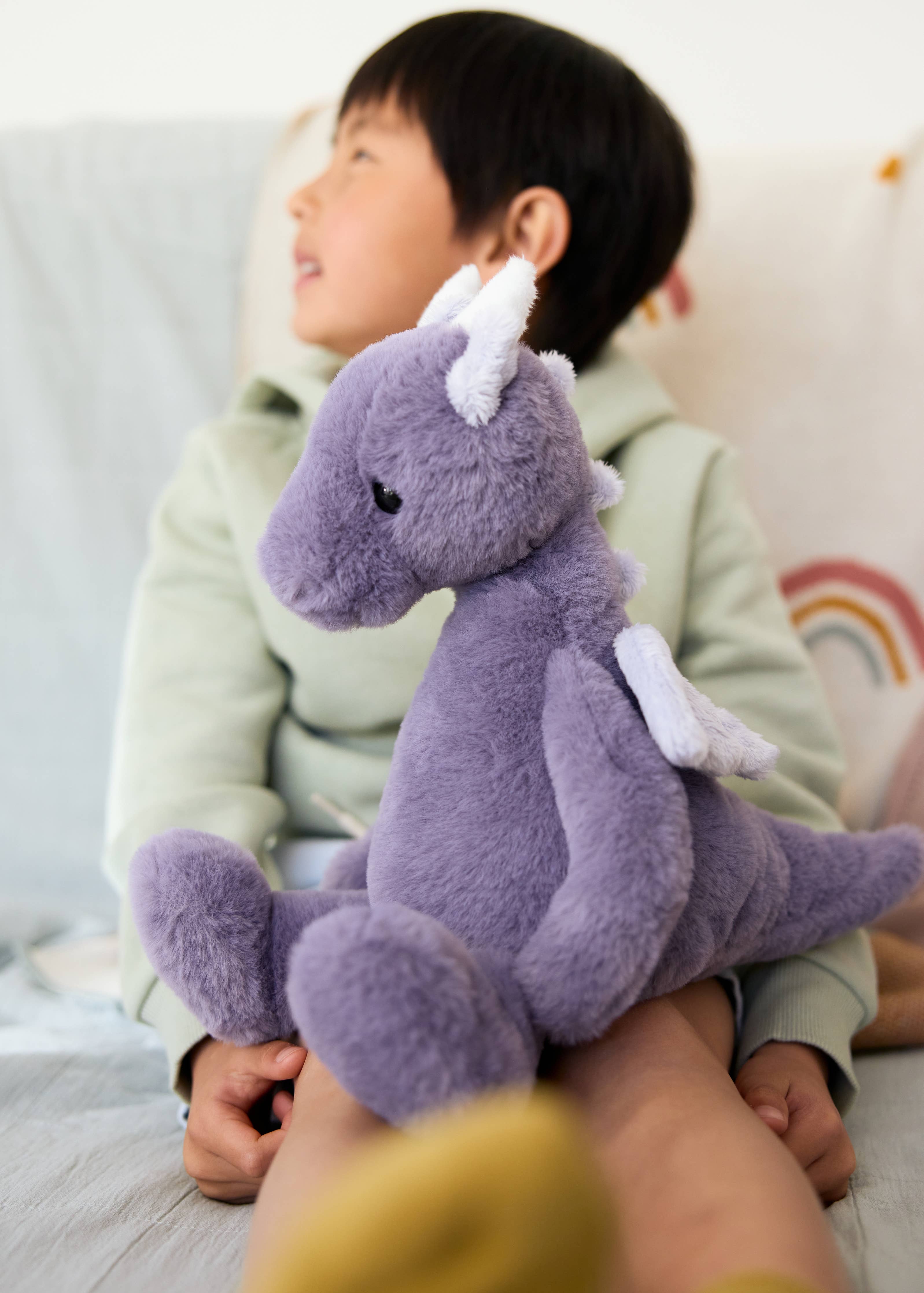 Draco Dragon Soft Lavender Soft Plush Toy Teddy Bear