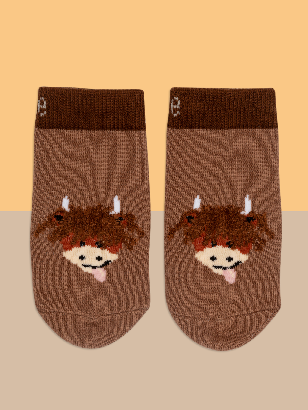 Blade and Rose Limited - Neutral Hamish Cow Design: 0-6 Months / Top