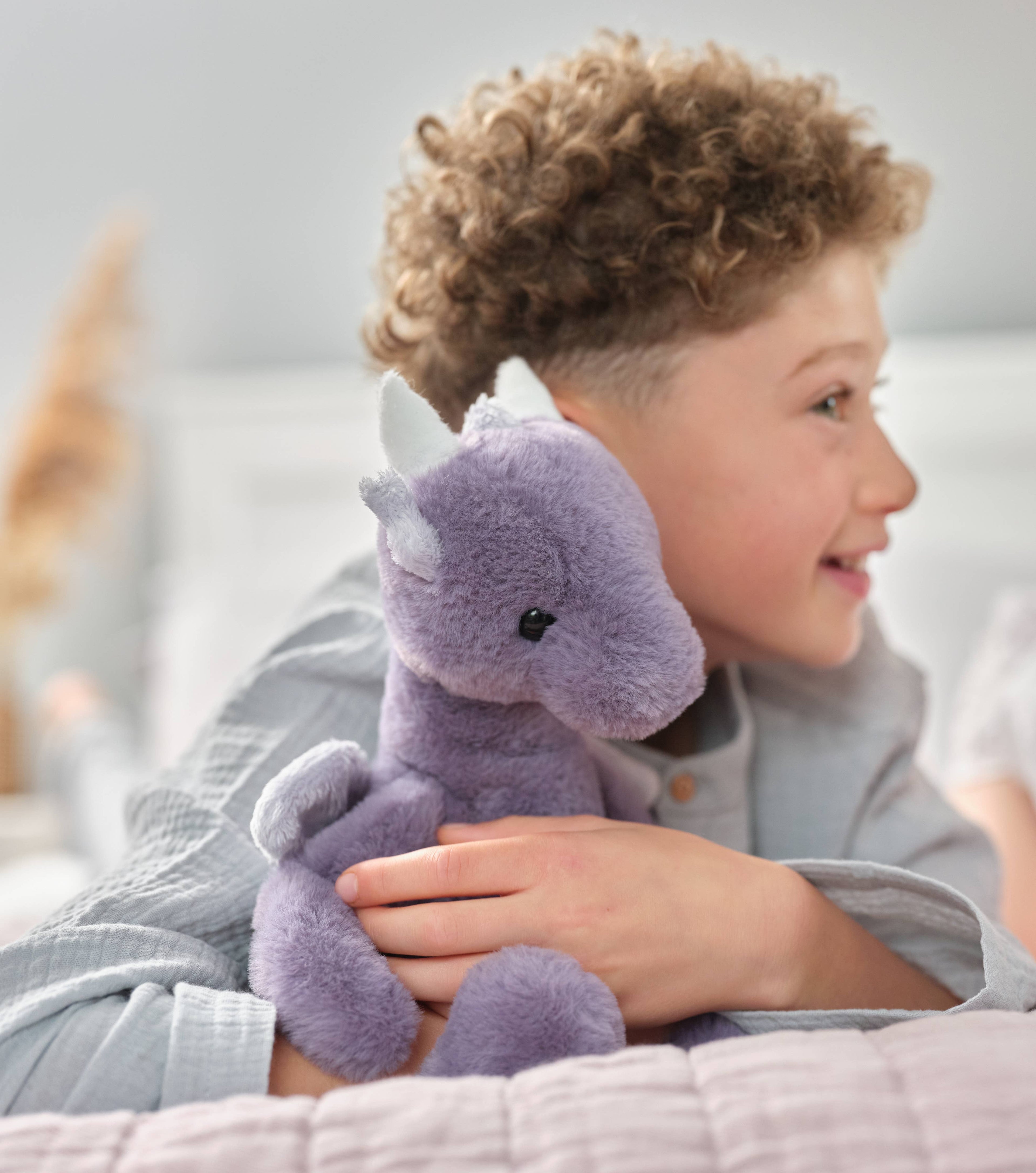 Draco Dragon Soft Lavender Soft Plush Toy Teddy Bear