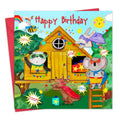 Twizler Ltd - Children's Birthday Card - Superheroes