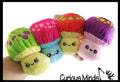 1 Plush Mushroom Water Bead Filled Squeeze Stress Balls - Se
