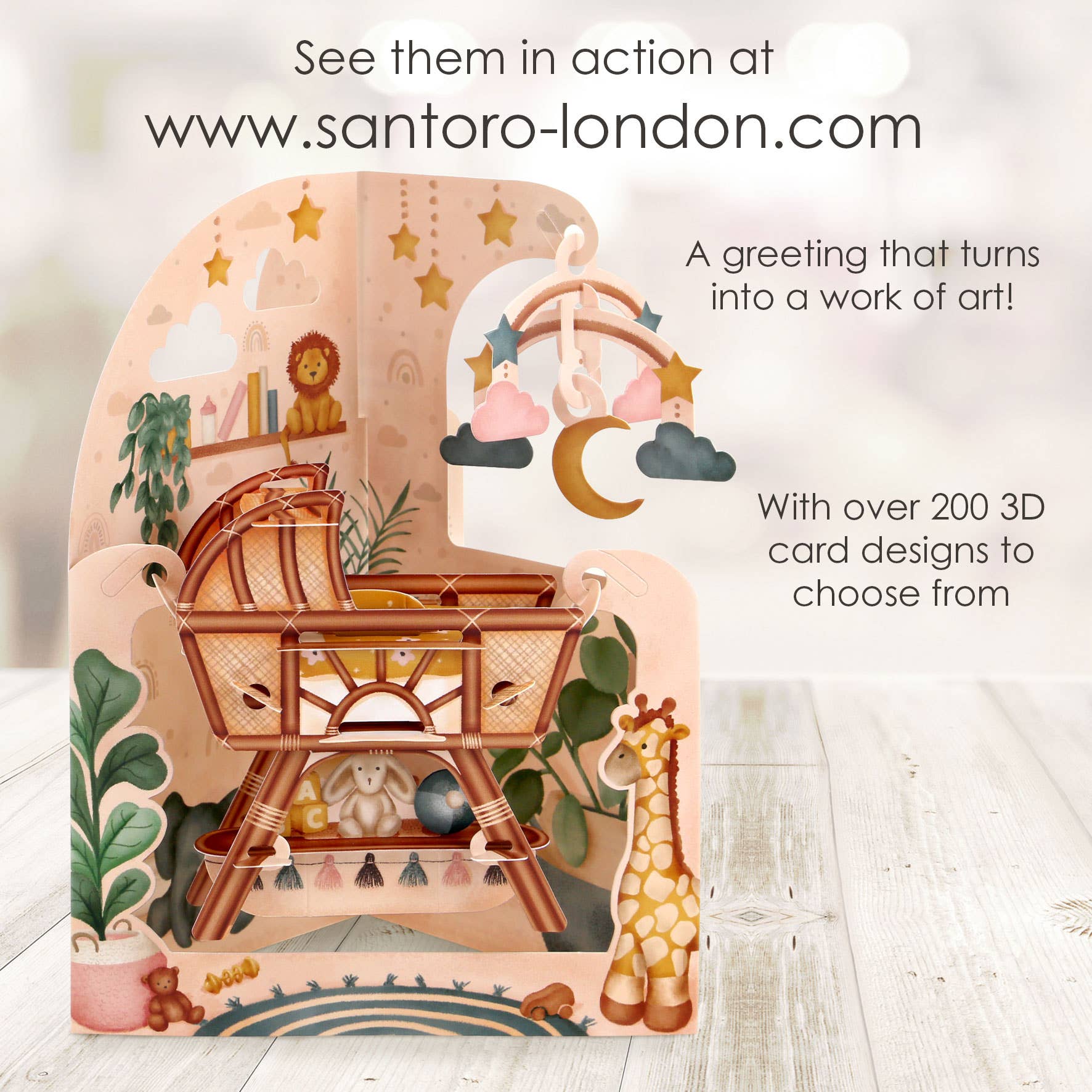 Santoro London - Swing Cards - New Baby