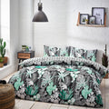 Riva Home - Arizona Duvet Cover Set White/Black: White/Black / Double