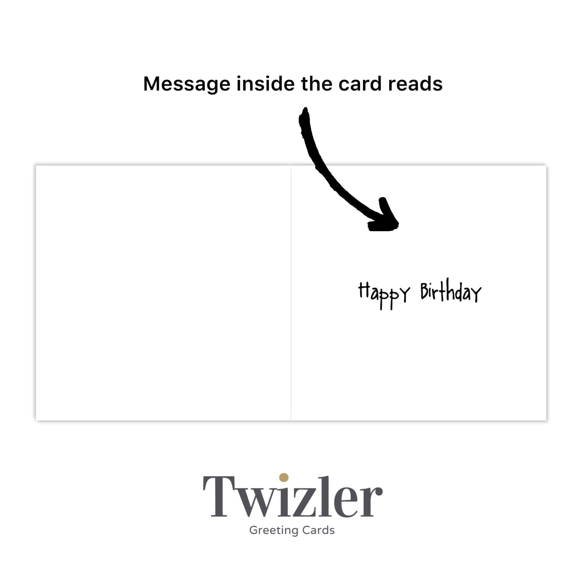 Twizler Ltd - Age 2 Girls Birthday Card - 2nd - Ballerina