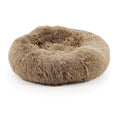 Super Soft Plush Donut Dog Bed Oatmeal: 50 x 50cm