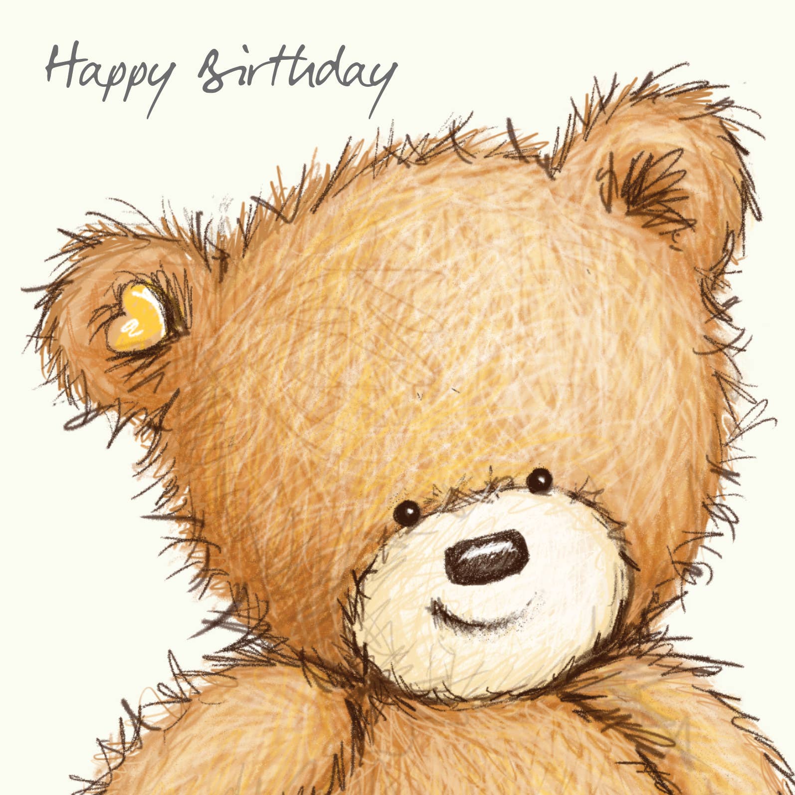 Twizler Ltd - Cute Birthday Card - Popcorn The Bear