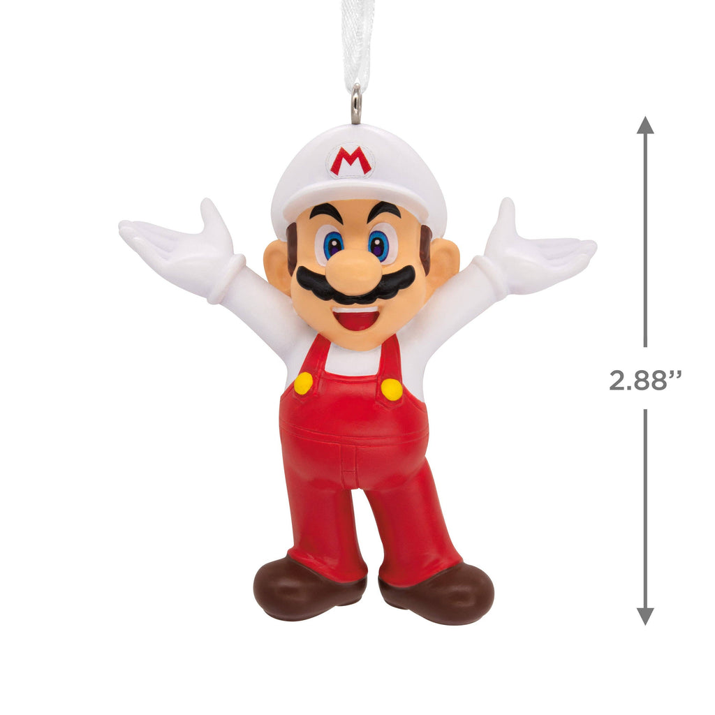 Hallmark - Collectable Super Mario - Red & White Fireball Ornament
