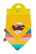 Blade and Rose Limited - Bonnie Highland Cow Muslin Bibs & Squares: One Size / Muslin 2pk Bib