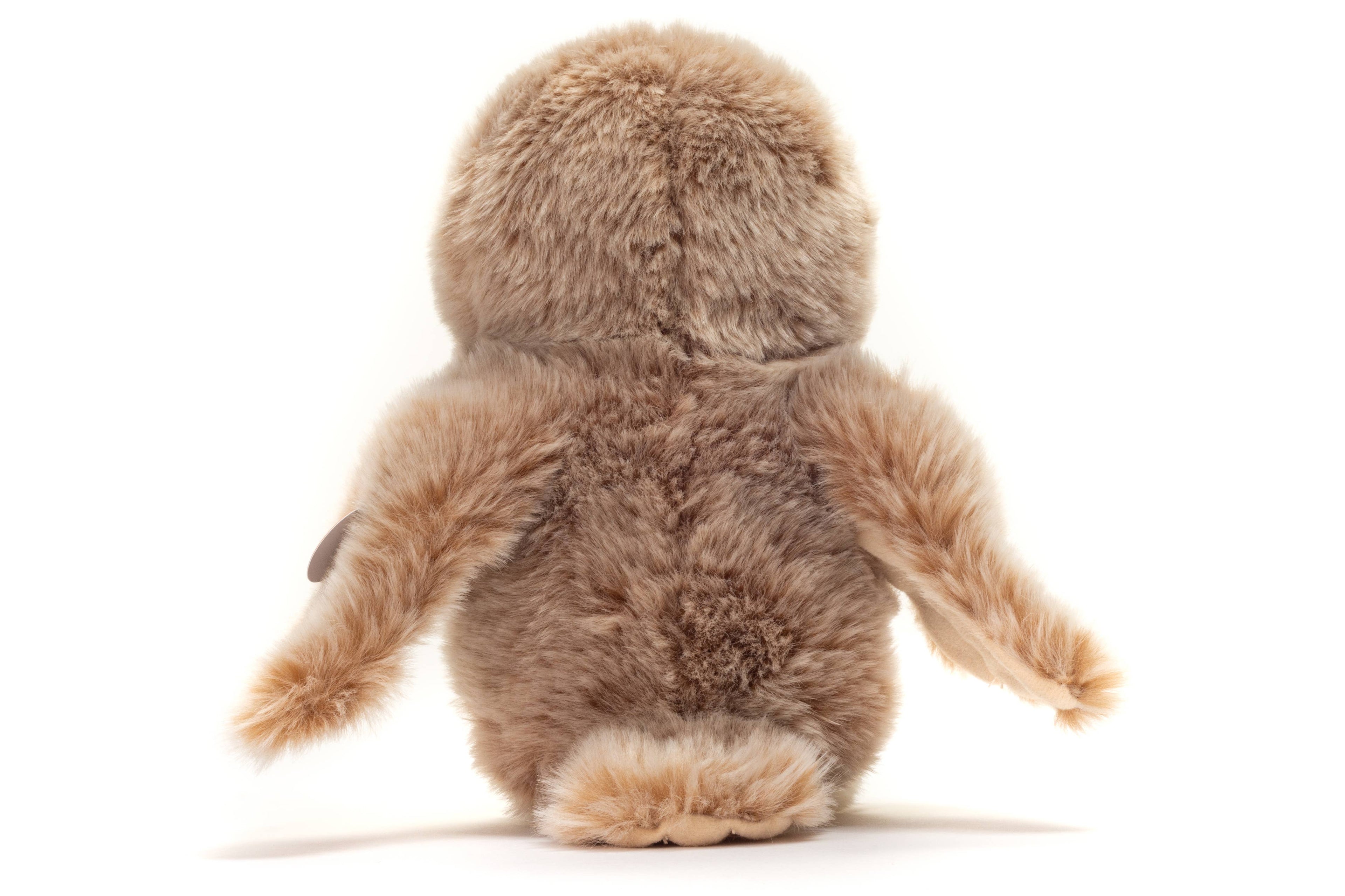 Beige owl 20 cm - plush toy - soft toy