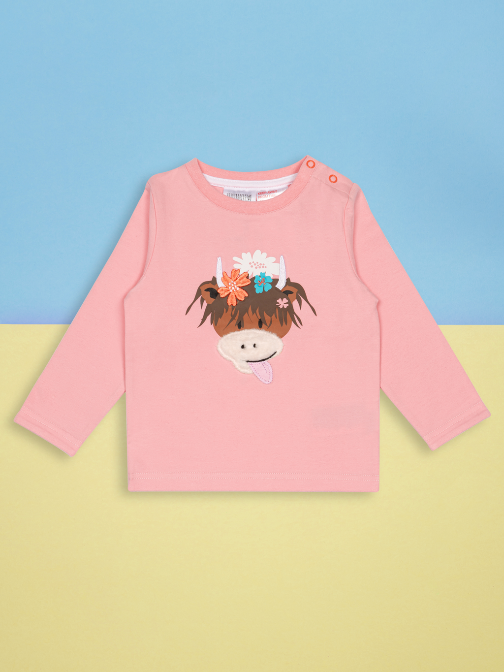 Blade and Rose Limited - Bonnie Highland Cow Top: 1-2 Years